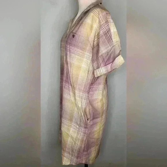 Toad & CO Willet Short-Sleeve Shirtdress Women's Size Medium - Picture 8 of 11